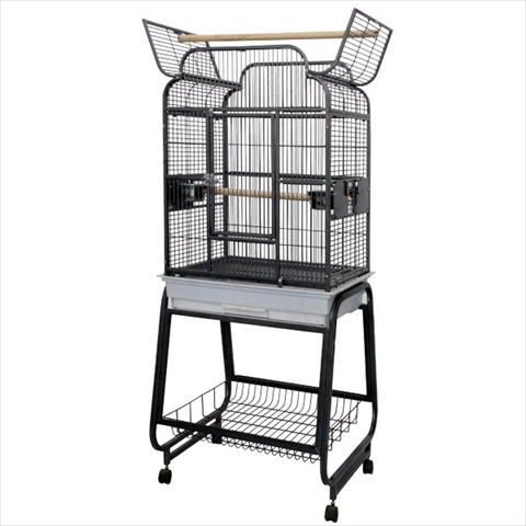 Picture of A&E Cage 782217 Platinum Open Victorian Top With Plastic Base