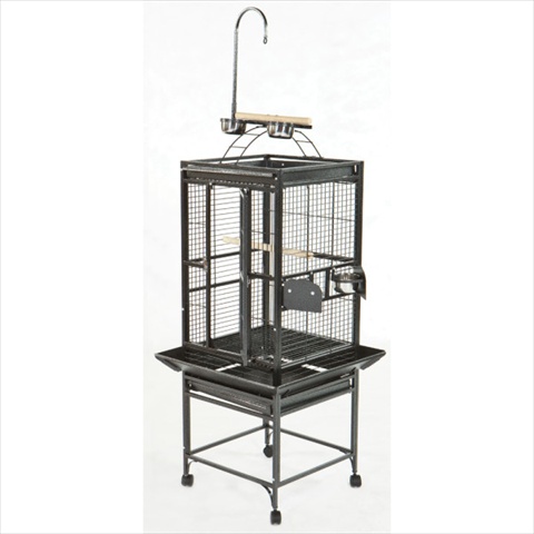 Picture of A&E Cage 8002422 Black Play Top Cage With 0.63 In. Bar Spacing