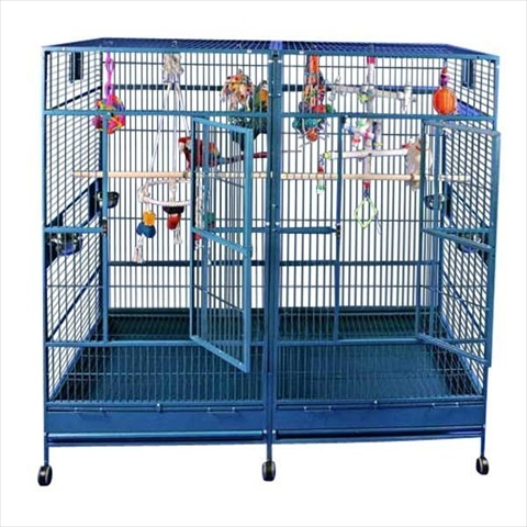 Picture of A&E Cage 8040FL Stainless Steel Double Macaw Cage