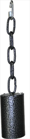 Picture of A&E Cage AE003 Black Large Metal Pipe Bell On A Chain