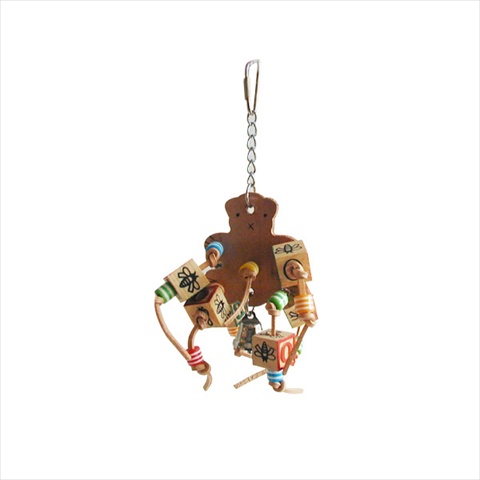 Picture of A&E Cage HB698 Leather Bear With Abc Blocks