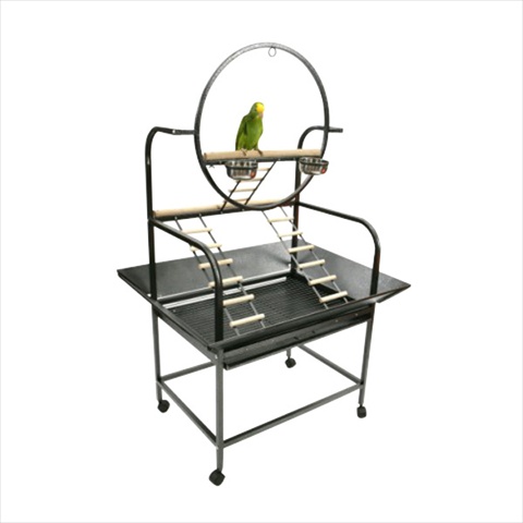 Picture of A&E Cage J6 Black The O Parrot Play Stand