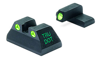 Meprolight USA Meprolight Tru-Dot H&K P2000/P2000 SK Fixed Green Rear/Front Tritium Illum Pistol Sight Set 0115193101
