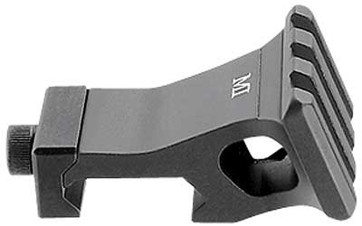 MI-R22.5 Mount Black Offset Rail At 22.5 Degrees 1 O Clock Picatinny