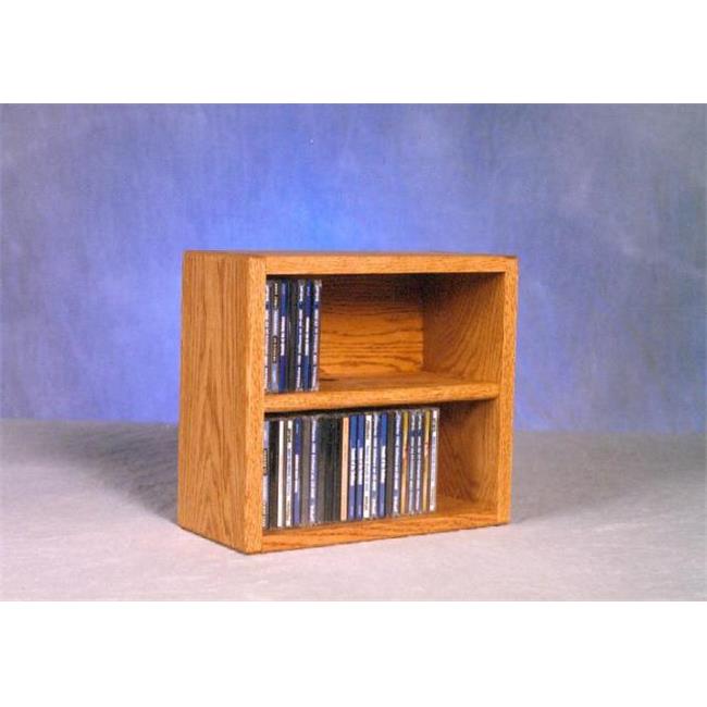 Wood Shed 203-1 Solid Oak desktop or shelf CD Cabinet