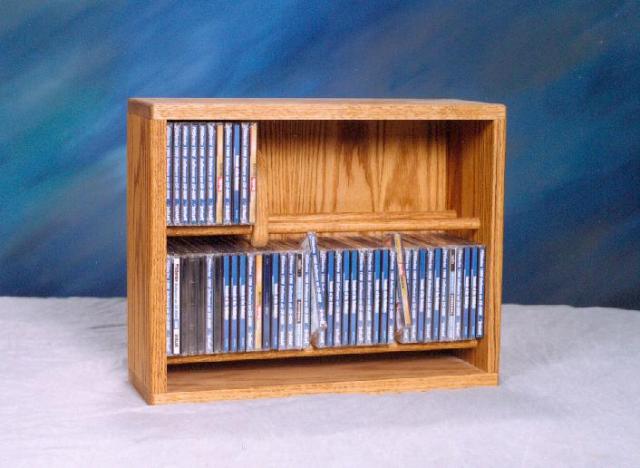Picture of Wood Shed 206-18 Solid Oak Dowel Cabinet for CDs