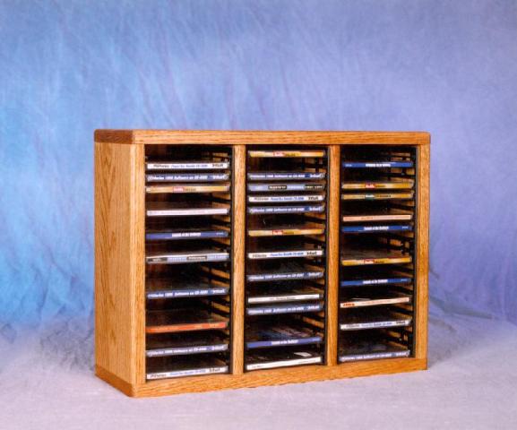 Picture of Wood Shed 309-1 Solid Oak desktop or shelf CD Cabinet