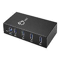 Picture of Siig ID-US0411-S1 4 Port Industrial USB 3.0 Hub With 15Kv Esd Protection