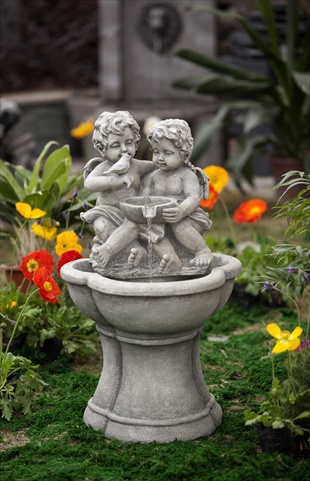 Picture of Jeco FCL078 Cherub Water Fountain With Led Light