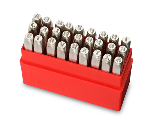 PP27100 0.38 in. Premium Hand Stamp Letter Set