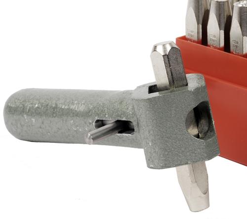 Safety Aluminum Cast Handle Stamp Holder