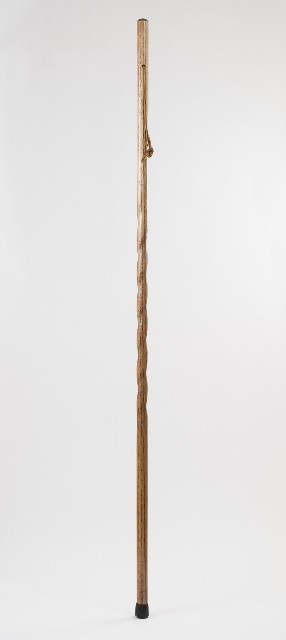 Picture of Brazos Walking Sticks TTK2-R 48 in. Twisted Oak Trekker Walking Stick&#44; Red