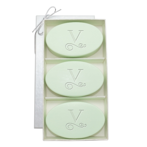 Picture of Carved Solutions Signature Spa Trio Green Tea & Bergamont-Pi-Flourish-O Soap