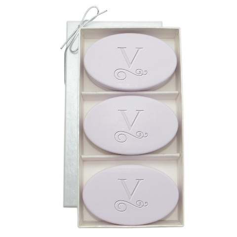 Picture of Carved Solutions Signature Spa Trio Lavender-Pi-Flourish-X Soap