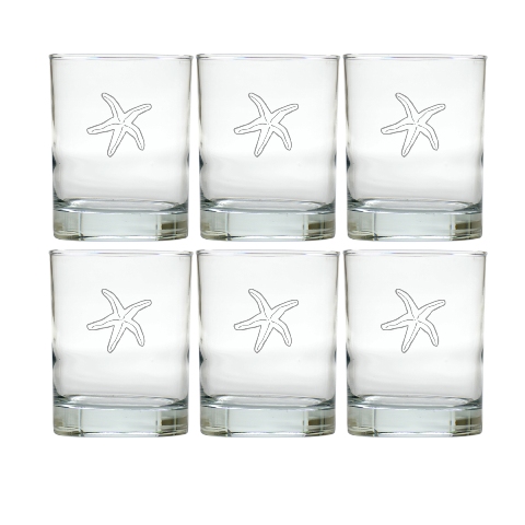 Picture of Carved Solutions Old Fashion Glass Set Of 6-Sfish