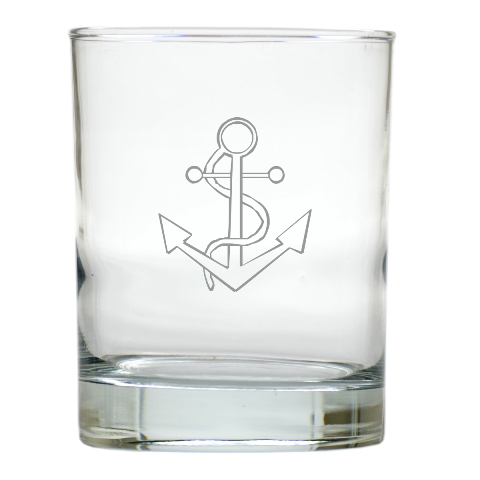 Picture of Carved Solutions Old Fashion Glass Set Of 6-Anchor