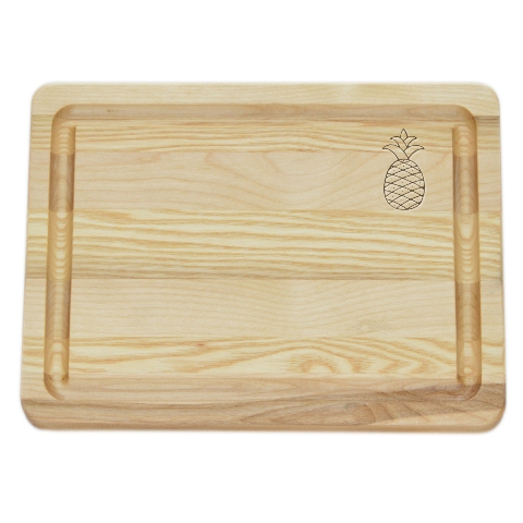 Picture of Carved Solutions Master Collection Wooden Cutting Board Small -Pineapple