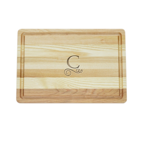 Picture of Carved Solutions Master Collection Wooden Cutting Board Medium-Pi-Flourish-B