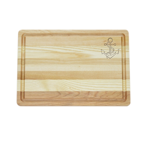 Picture of Carved Solutions Master Collection Wooden Cutting Board Medium-Anchor