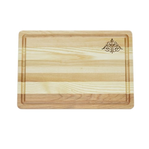 Picture of Carved Solutions Master Collection Wooden Cutting Board Medium-Damask