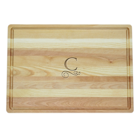 Picture of Carved Solutions Master Collection Wooden Cutting Board Large-Pi-Flourish-V