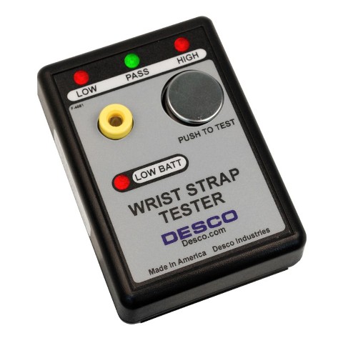 Picture of Desco 19240 9 VDC Battery Operated Wrist Strap Tester