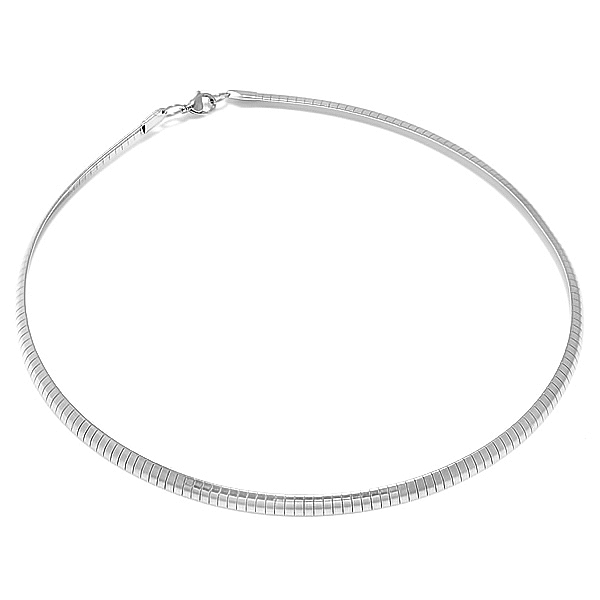 Picture of  Ladies Stainless Steel 18 In. Omega Necklace