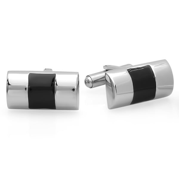 Picture of  Mens Stainless Steel Sqaure Cuff Links