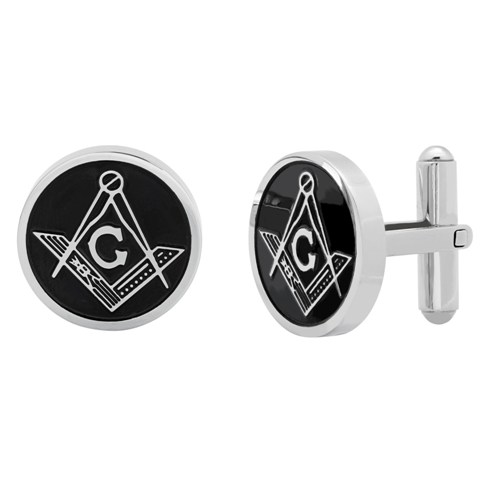 Picture of  Stainless Steel Masonic Cufflinks