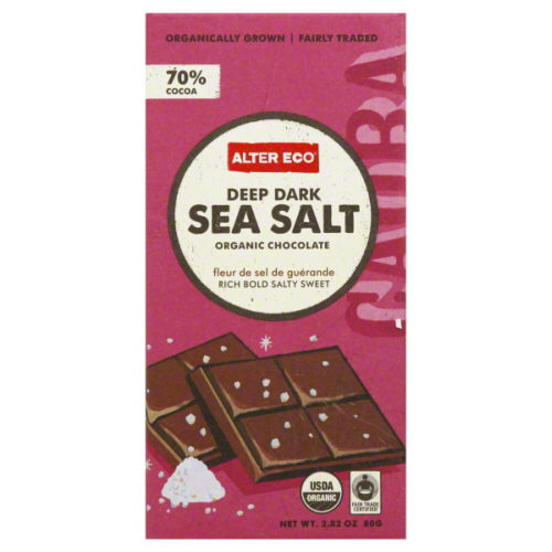 Picture of ALTER ECO CHOC BAR DRK SSALT-2.82 OZ -Pack of 12