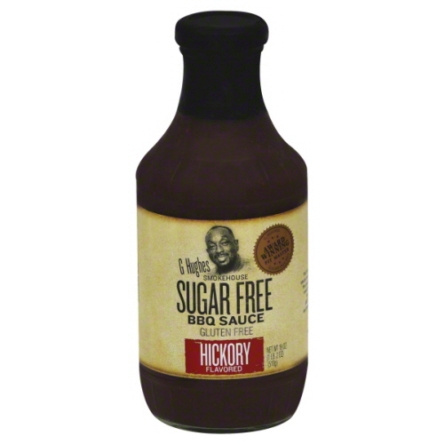 Picture of G HUGHES SAUCE BBQ SF HICKORY-18 OZ -Pack of 6