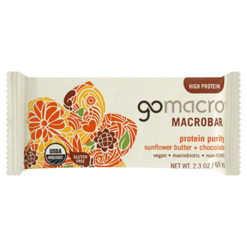 Picture of GOMACRO BAR SUNFLWR BTR &amp; CHOC-2.3 OZ -Pack of 12