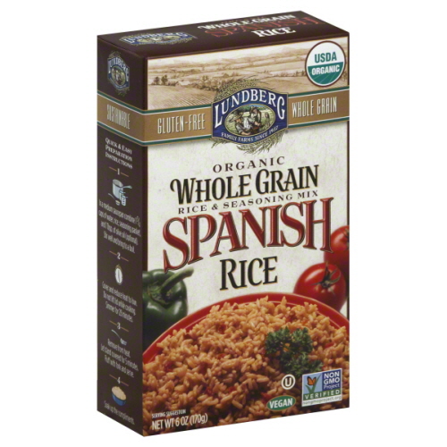 Picture of LUNDBERG MIX RICE WHLGRN SPNSH ORG-6 OZ -Pack of 6