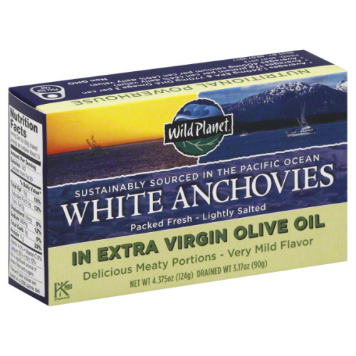 Picture of WILD PLANET ANCHOVY WHITE W EVOO-4.375 OZ -Pack of 12