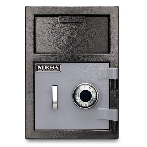 Depository Safe with Combination Dial 82 lb, 0.8 cu ft, Steel