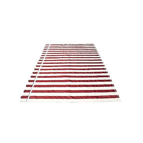 Picture of ALEKO FAB10X8MSTRED19 Retractable Awning Fabric Replacement 10 x 8 Feet Multi-Stripe Red