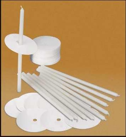 106719 Candle Congregation With Drip Protect 0.25 x 8.5