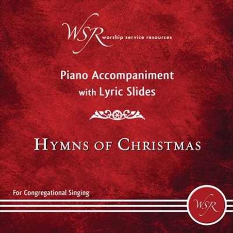 Picture of Worship Service Resources 127262 Disc Hymns Of Christmas Piano Accompaniment With Lyric Slides Dvd