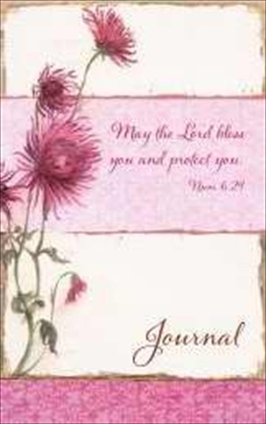 Journal Lords Mercies Pink Flowers Flexcover