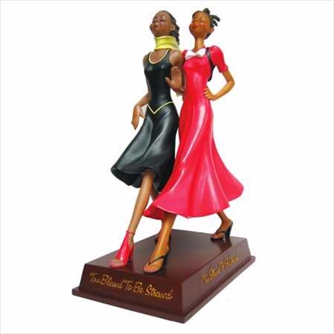 Picture of African American Expressions 111447 Figurine Two Ladies Walking Too Blessed Iv
