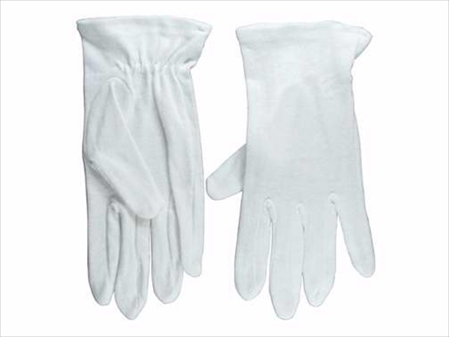 Picture of Swanson Christian Supply 54350 Gloves Usher Solid White Cotton Xxl