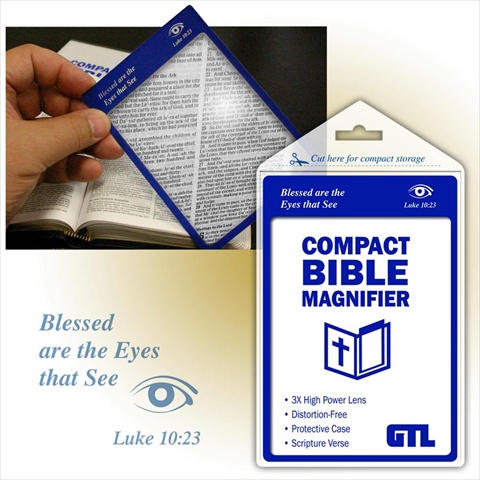 G T Luscombe Co 63550 Magnifier Compact Bible Magnifier 3.75X5.5