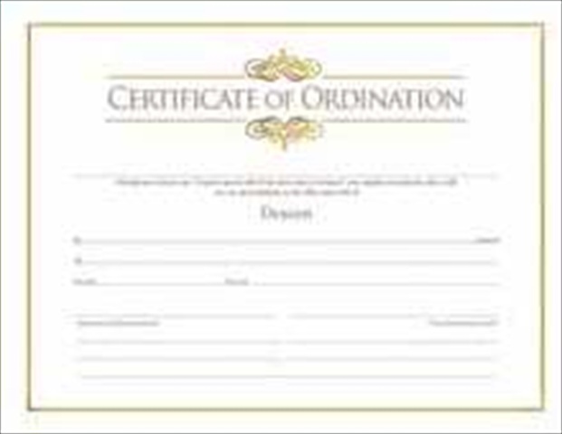 Picture of Broadman Holman 04570X Certif Ordination Deacon With Gold Embossing