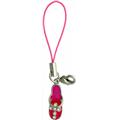 Solid Rock Jewelry 760795 Cell Phone Strap Pink Sandal Cross With Crystals Solid Rock Jewelry 760795 Cell Phone Strap Pink Sandal Cross With Crystals