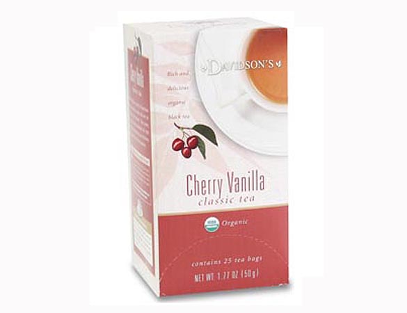 Picture of Davidson Organic Tea 2625 Cherry Vanilla Tea- Box of 25 Tea Bags
