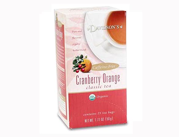 Picture of Davidson Organic Tea 2628 Cranberry Orange Tea- Box of 25 Tea Bags