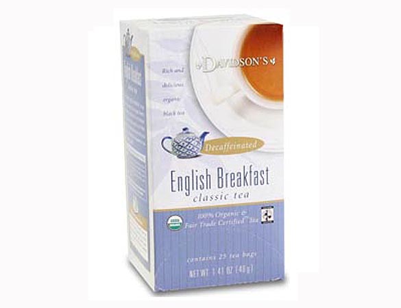 Picture of Davidson Organic Tea 2621 Decaffeinated English Breakfast Tea- Box of 25 Tea Bags