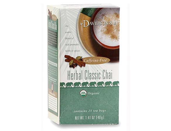 Picture of Davidson Organic Tea 2543 Herbal Classic Chai Tea- Box of 25 Tea Bags