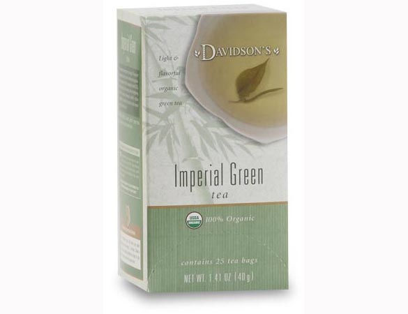 Picture of Davidson Organic Tea 2533 Imperial Green Tea- Box of 25 Tea Bags