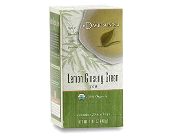 Picture of Davidson Organic Tea 2525 Lemon Ginseng Green Tea- Box of 25 Tea Bags